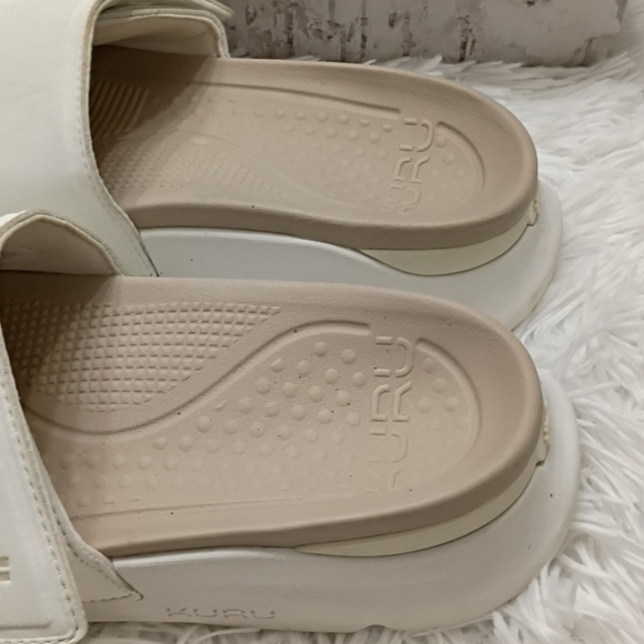KURU Moment Cream Arch supportive premium recovery slide Sandals Arch Support - Picture 15 of 15